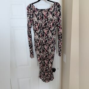 Tart Midi Dress With Ruching Size L